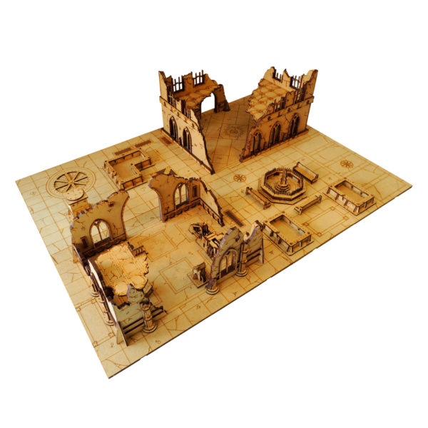 Hive Gorgonna - Plateau de jeu modulaire 30"x22" Escarmouche Kill Team