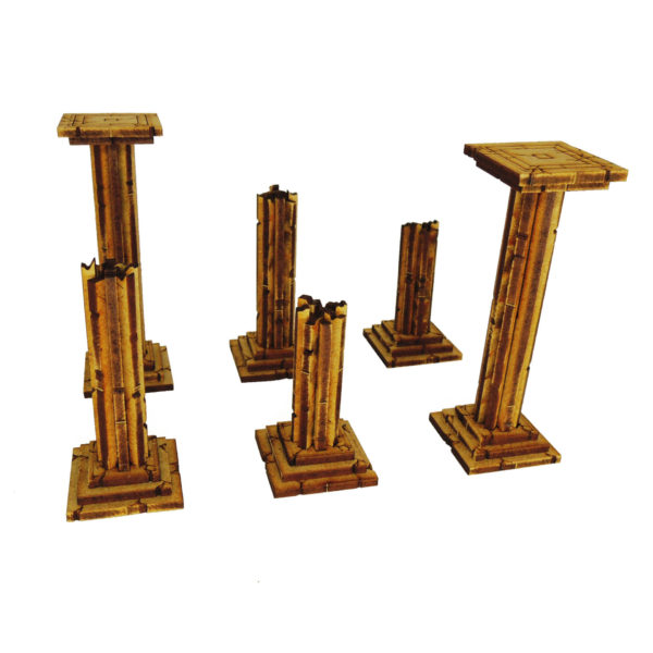 Piliers (base carrée)